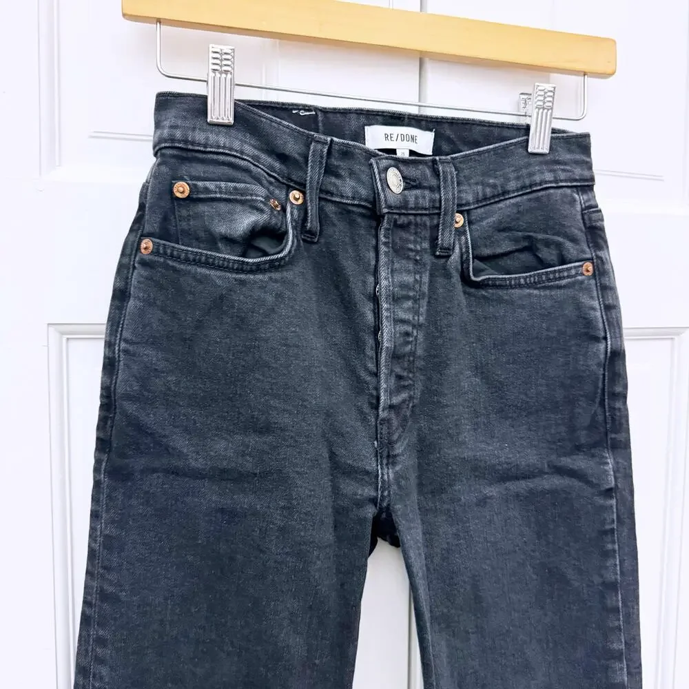 RE/DONE 70s High-Rise Stove Pipe Jeans